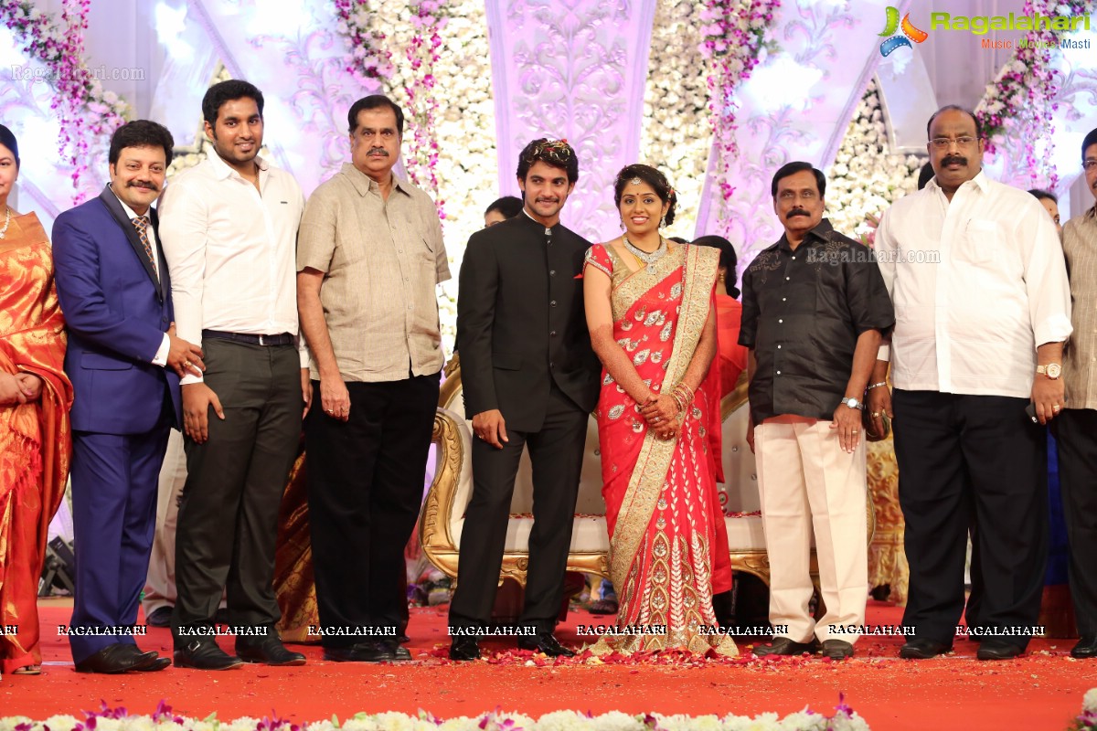 Hero Aadi Wedding Reception