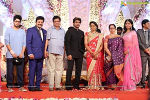 Hero Aadi Wedding Reception