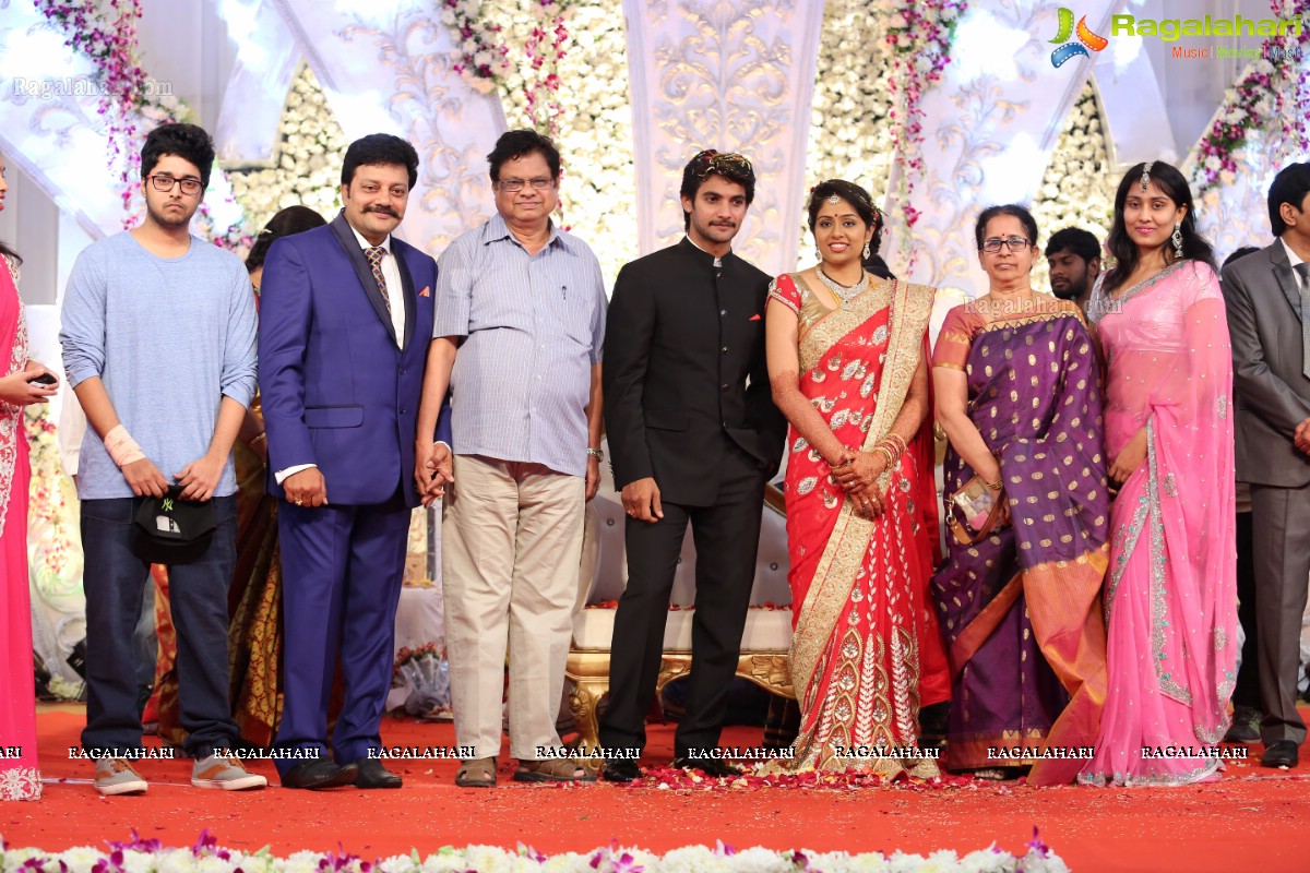 Hero Aadi Wedding Reception