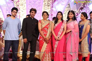 Hero Aadi Wedding Reception