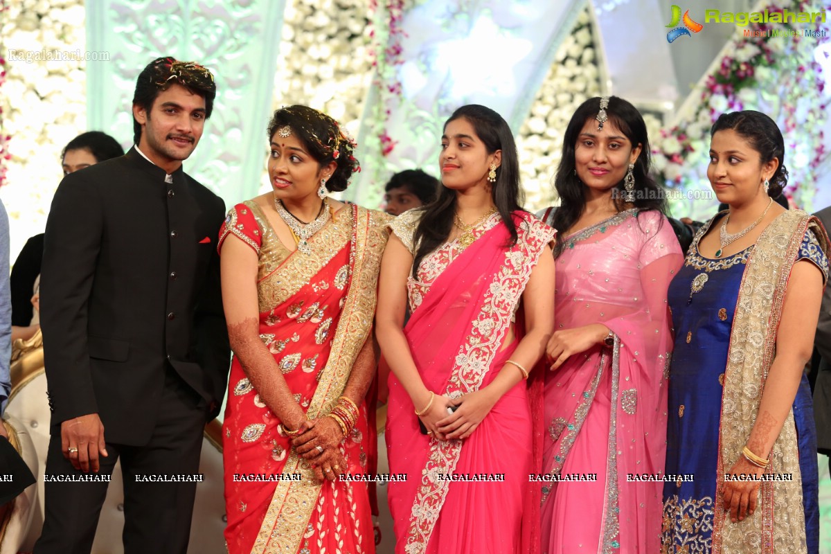 Hero Aadi Wedding Reception