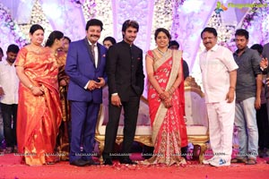 Hero Aadi Wedding Reception