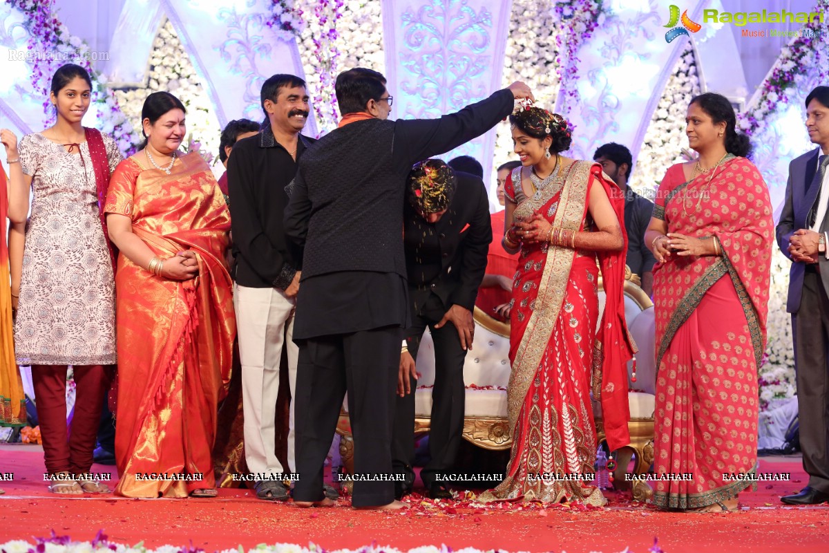 Hero Aadi Wedding Reception