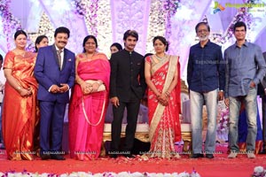 Hero Aadi Wedding Reception