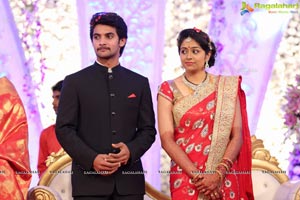 Hero Aadi Wedding Reception