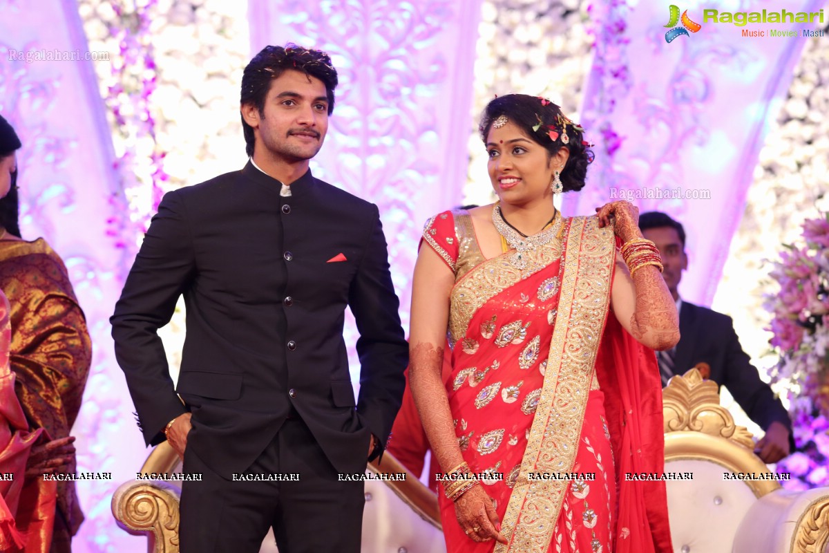 Hero Aadi Wedding Reception