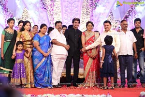 Hero Aadi Wedding Reception