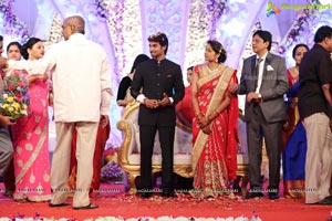 Hero Aadi Wedding Reception