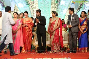 Hero Aadi Wedding Reception