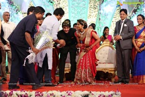 Hero Aadi Wedding Reception