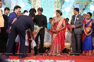 Hero Aadi Wedding Reception