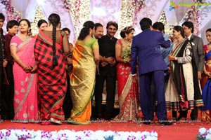 Hero Aadi Wedding Reception