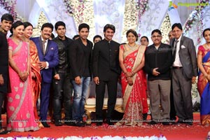 Hero Aadi Wedding Reception