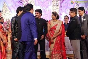 Hero Aadi Wedding Reception