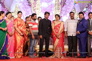 Hero Aadi Wedding Reception