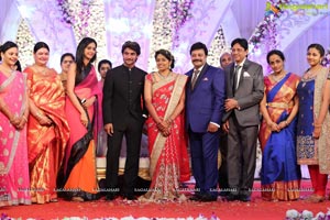 Hero Aadi Wedding Reception