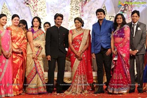 Hero Aadi Wedding Reception