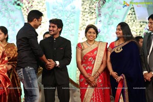 Hero Aadi Wedding Reception