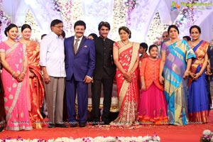 Hero Aadi Wedding Reception