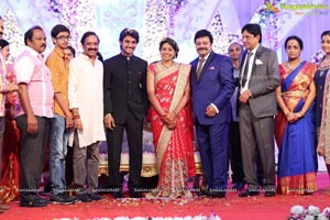 Hero Aadi Wedding Reception