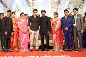 Hero Aadi Wedding Reception