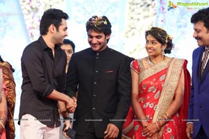 Hero Aadi Wedding Reception