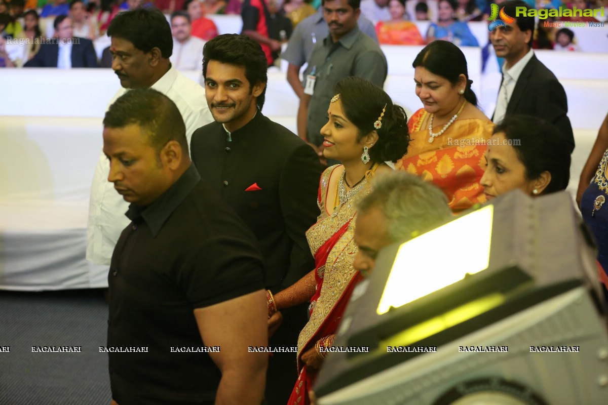 Hero Aadi Wedding Reception