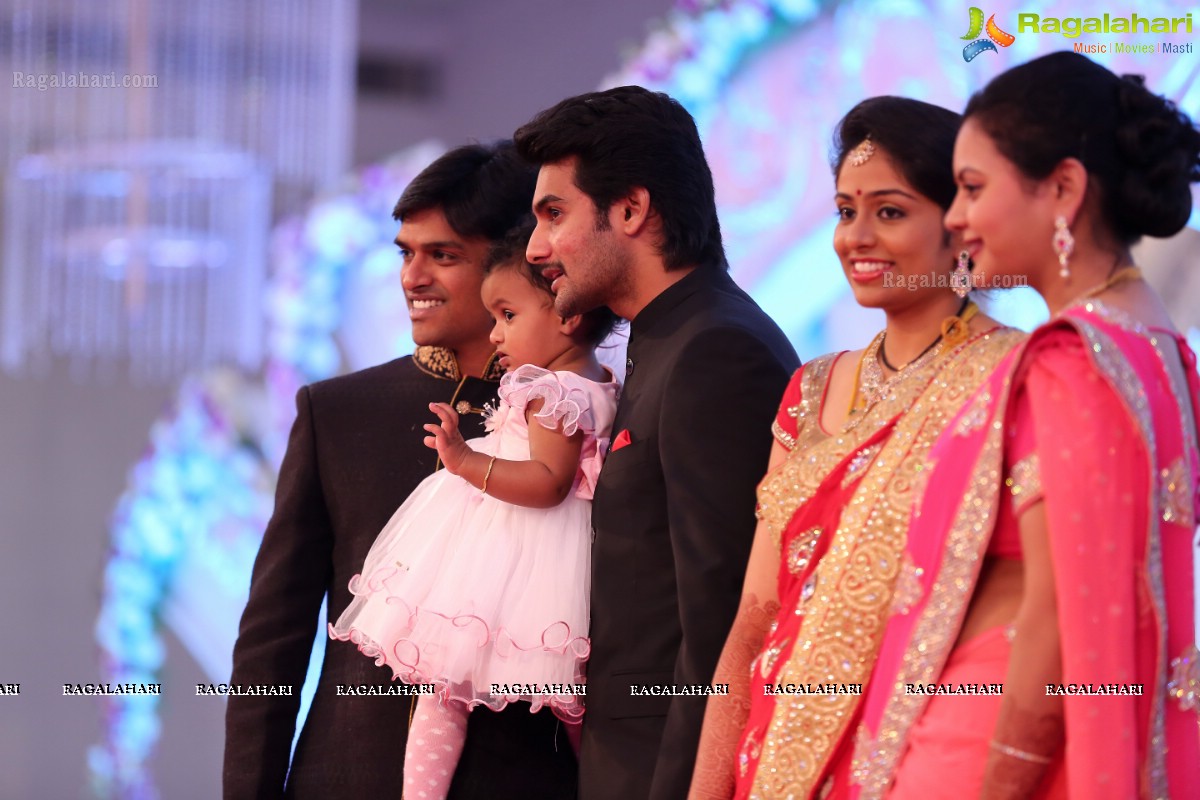 Hero Aadi Wedding Reception