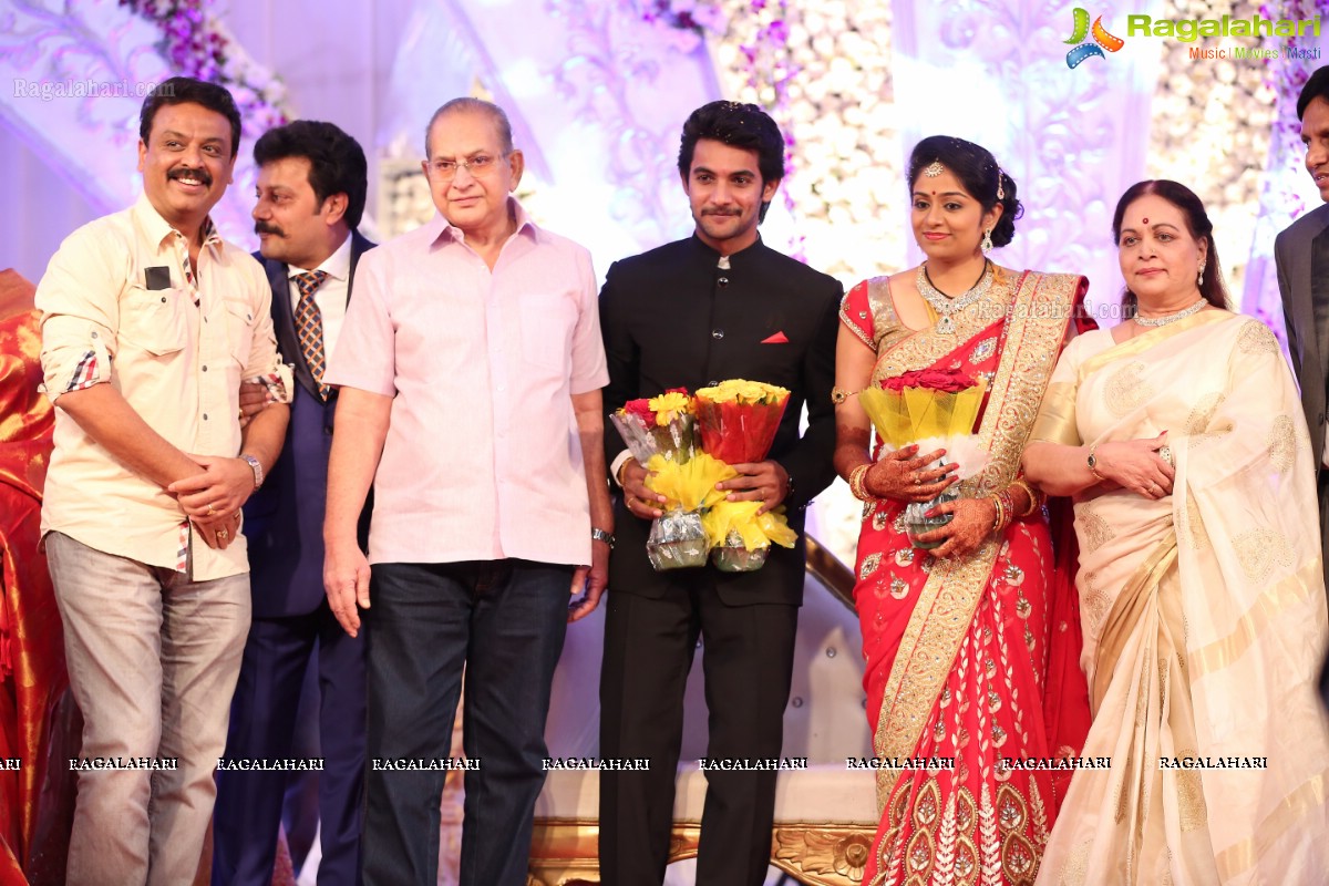 Hero Aadi Wedding Reception