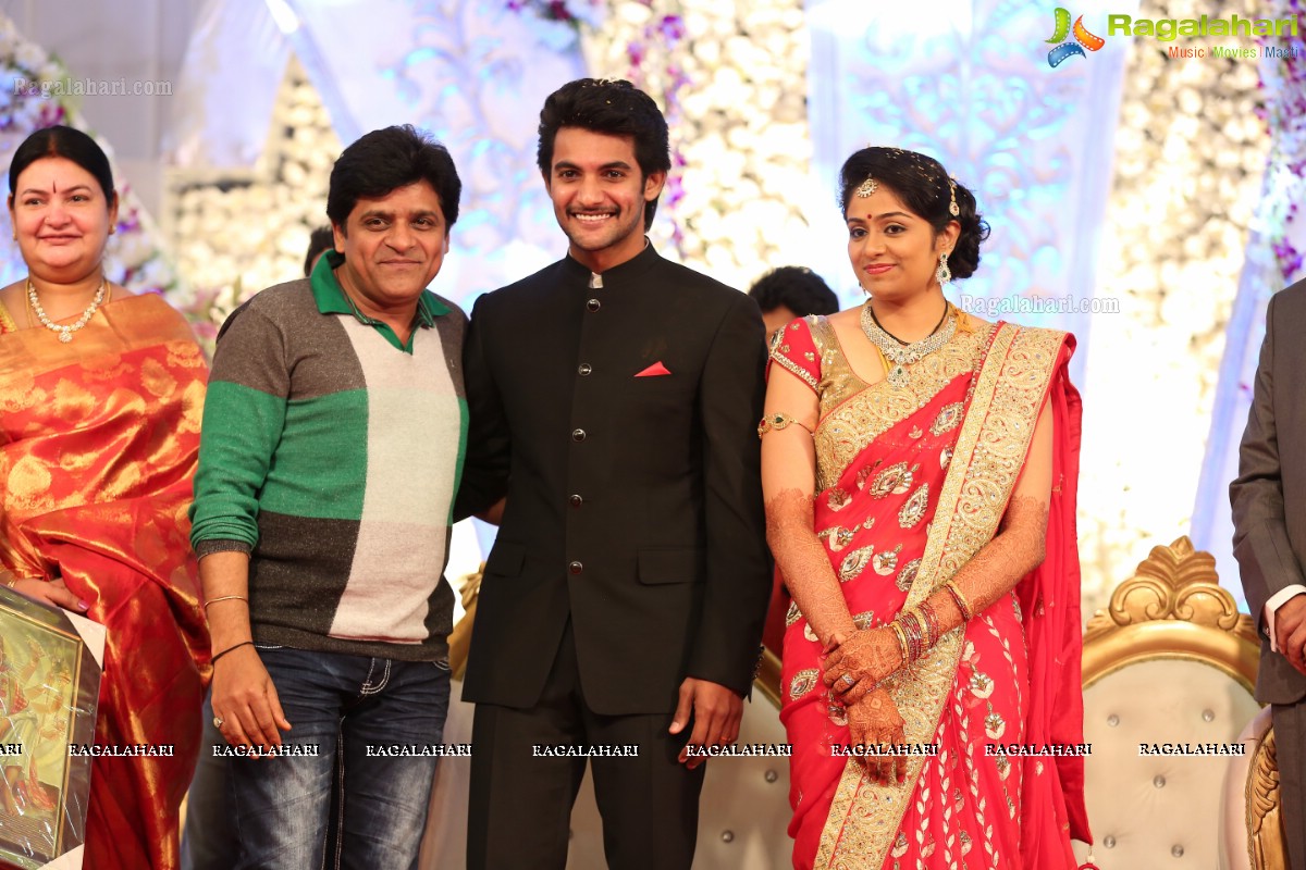 Hero Aadi Wedding Reception