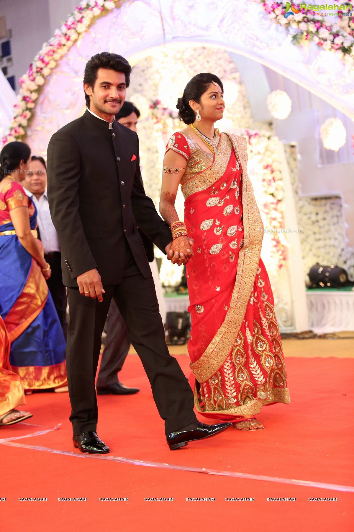 Hero Aadi Wedding Reception