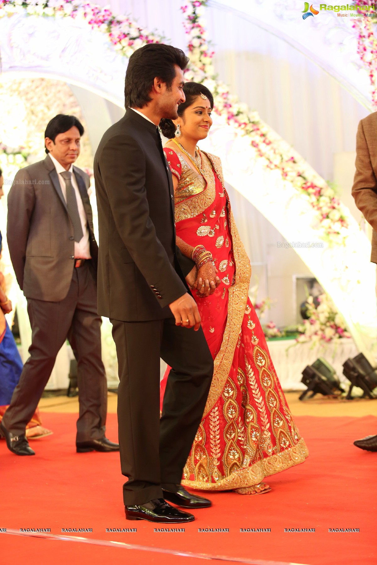 Hero Aadi Wedding Reception