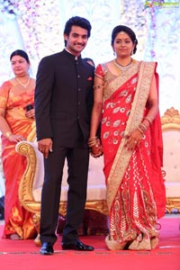 Hero Aadi Wedding Reception