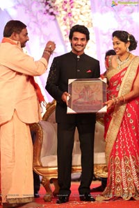 Hero Aadi Wedding Reception