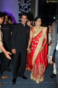 Hero Aadi Wedding Reception