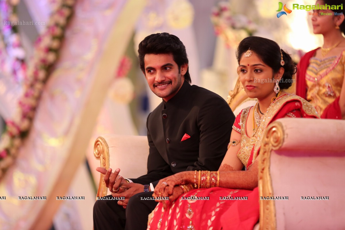 Hero Aadi Wedding Reception