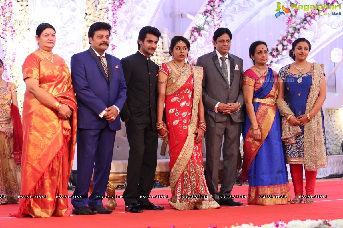 Hero Aadi Wedding Reception