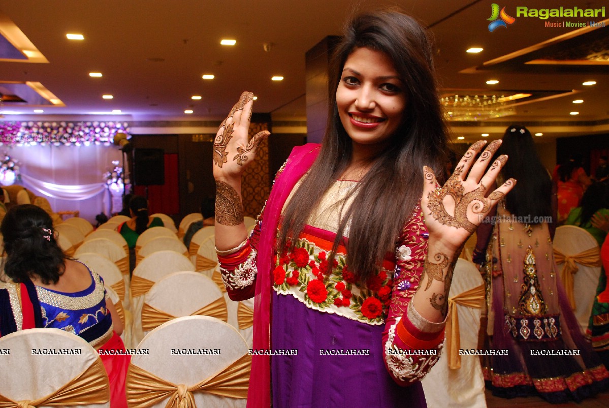 Anupam and Jyothi Mehndi Ceremony and Dholki Geet at Hotel Jalpaan