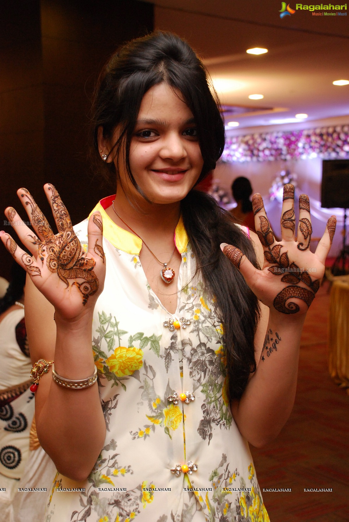 Anupam and Jyothi Mehndi Ceremony and Dholki Geet at Hotel Jalpaan