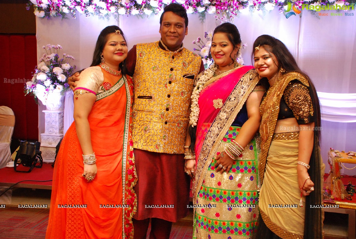 Anupam and Jyothi Mehndi Ceremony and Dholki Geet at Hotel Jalpaan