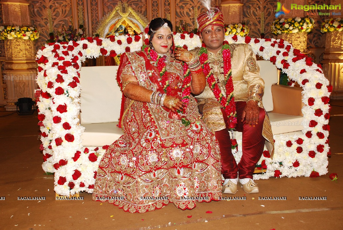 Wedding Ceremony of Anupam-Jyothi at Imperial Gardens, Secunderabad