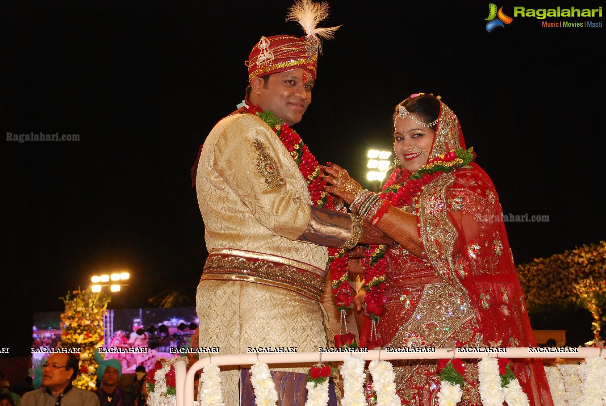 Wedding Ceremony of Anupam-Jyothi at Imperial Gardens, Secunderabad