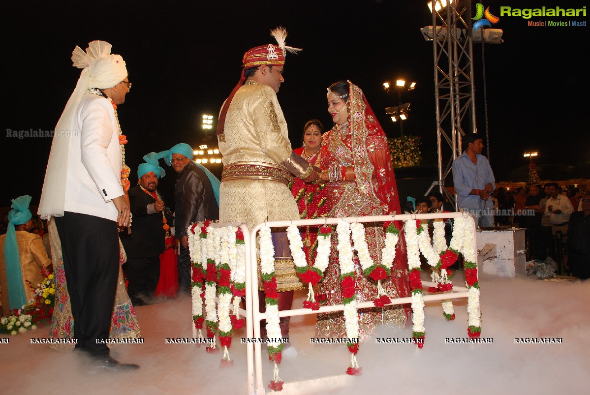 Wedding Ceremony of Anupam-Jyothi at Imperial Gardens, Secunderabad