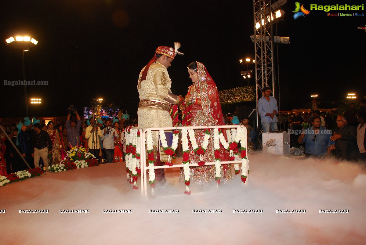 Wedding Ceremony of Anupam-Jyothi at Imperial Gardens, Secunderabad