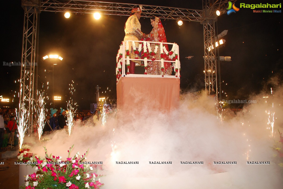 Wedding Ceremony of Anupam-Jyothi at Imperial Gardens, Secunderabad