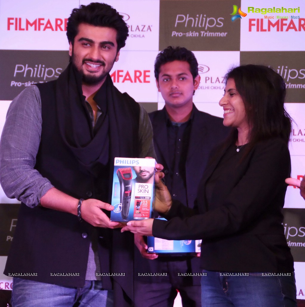 Arjun Kapoor launches the latest issue of 'Filmfare' Magazine, New Delhi