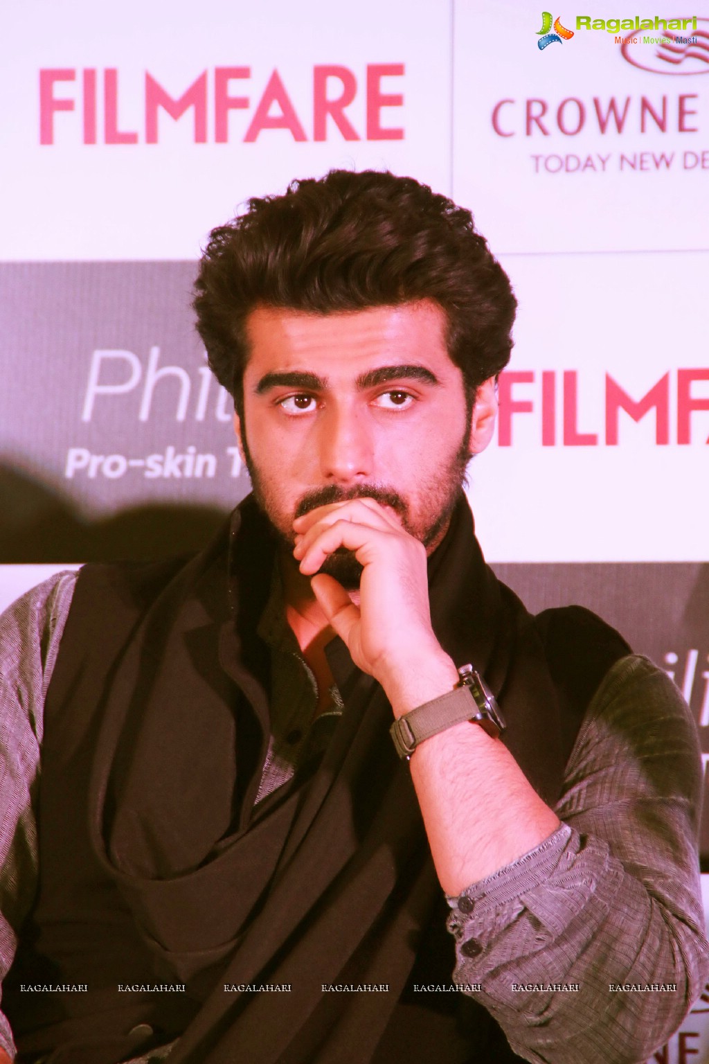 Arjun Kapoor launches the latest issue of 'Filmfare' Magazine, New Delhi