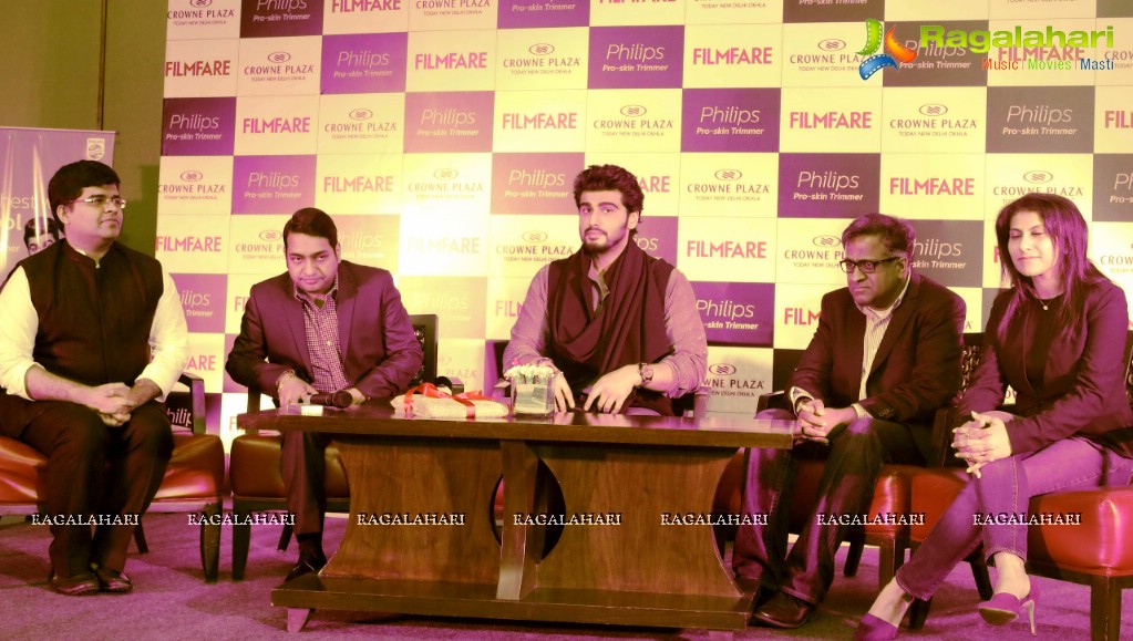 Arjun Kapoor launches the latest issue of 'Filmfare' Magazine, New Delhi