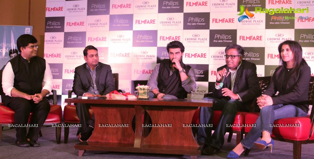 Arjun Kapoor launches the latest issue of 'Filmfare' Magazine, New Delhi