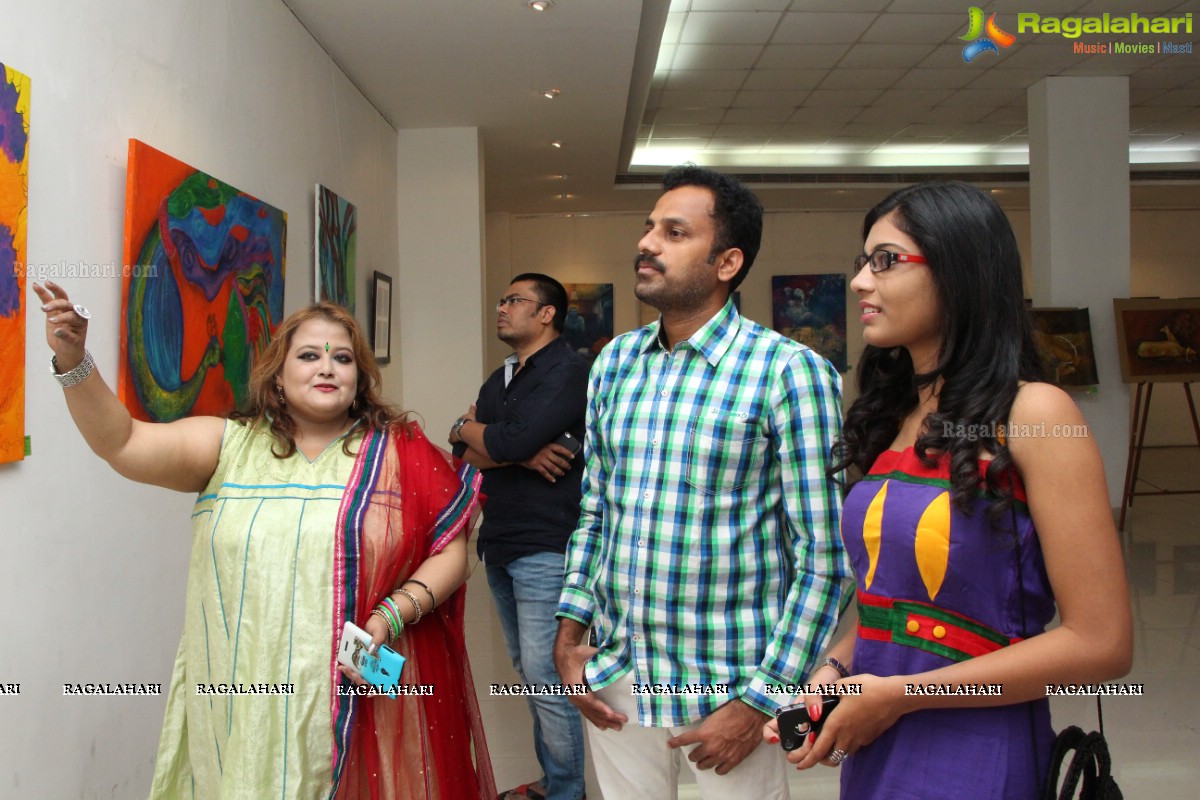 Art Exhibition by Lopa Mudra at State Art Gallery